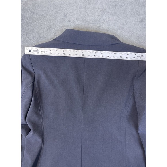 New York & Company Blazer Womens 14 Blue Navy Long Sleeve Double Button NWT - Picture 12 of 12